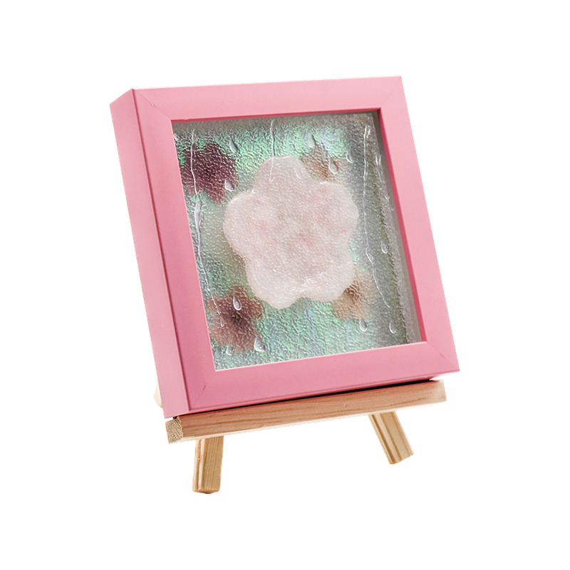 Keltainen puukehys Cherry Blossom Art Lamp-Yozakura Rain