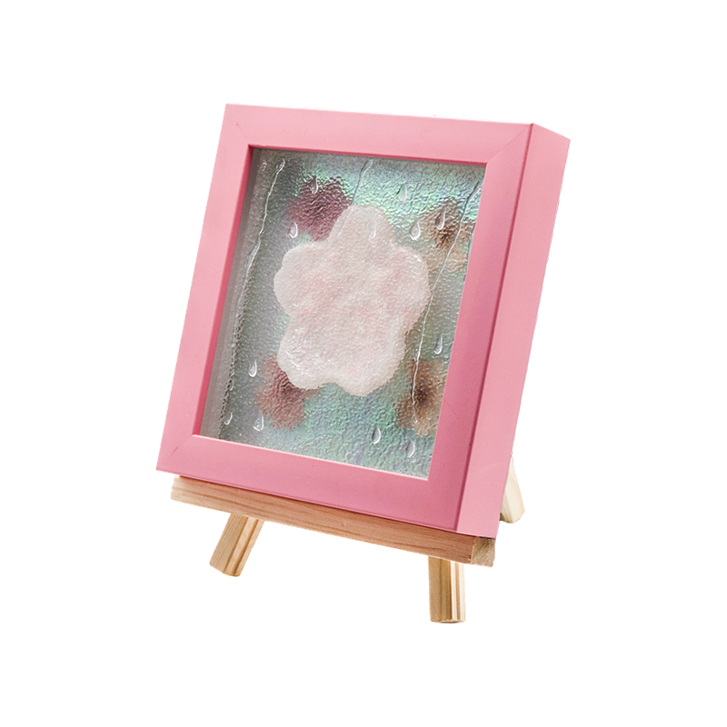 Keltainen puukehys Cherry Blossom Art Lamp-Yozakura Rain
