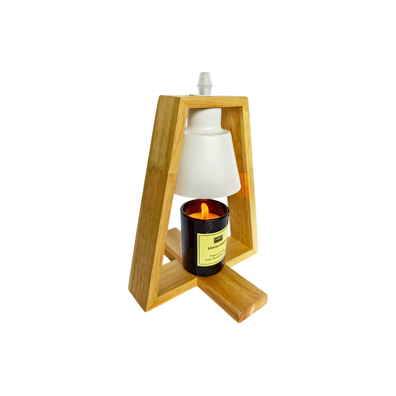 Minimalistinen puinen kynttilänlämmitin - Warm Isle