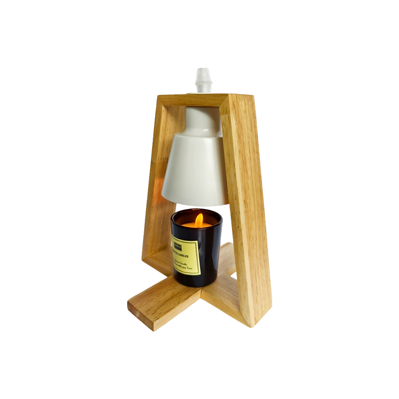Minimalistinen puinen kynttilänlämmitin - Warm Isle